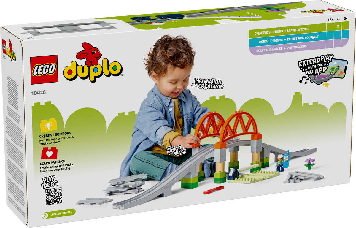 Train Bridge and Tracks Expansion Set