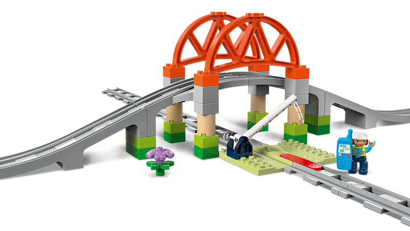 Train Bridge and Tracks Expansion Set