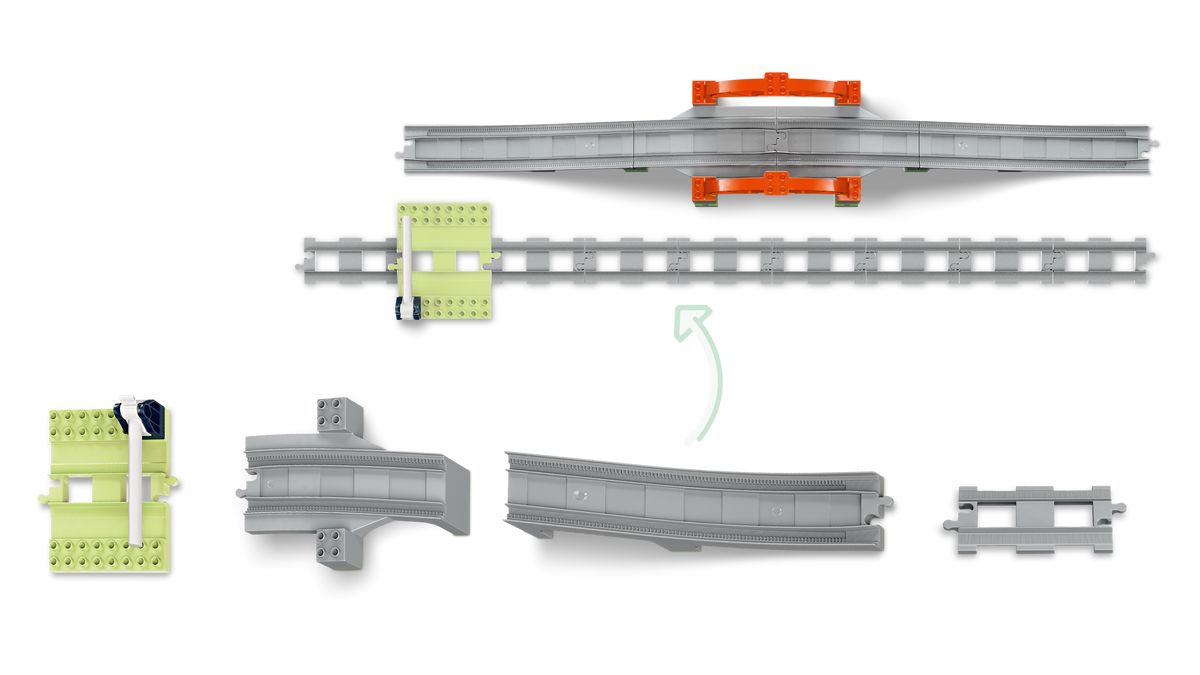 Train Bridge and Tracks Expansion Set