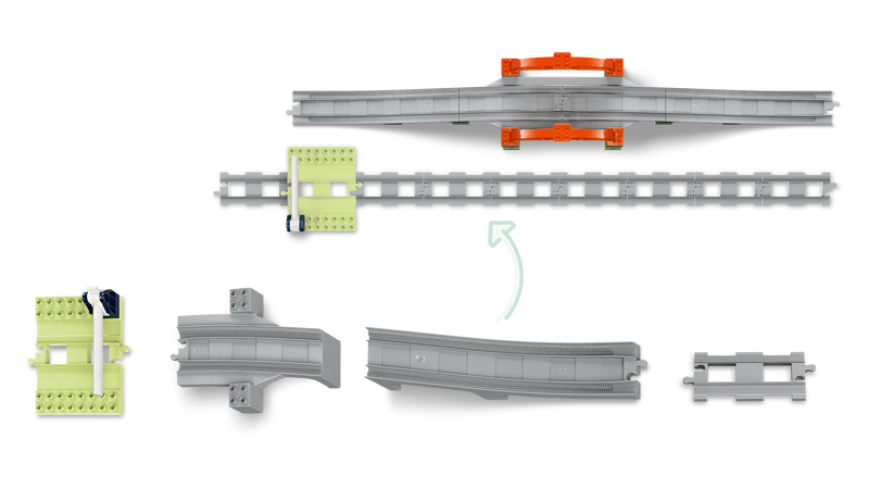 Train Bridge and Tracks Expansion Set