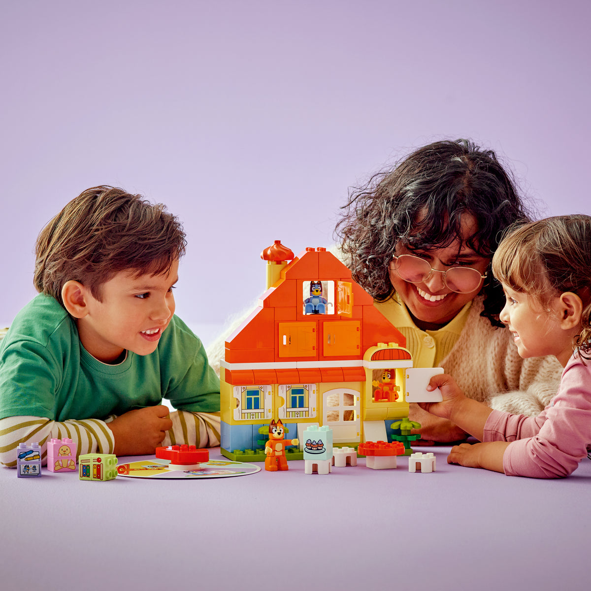 Bluey's Family House with Memory Game