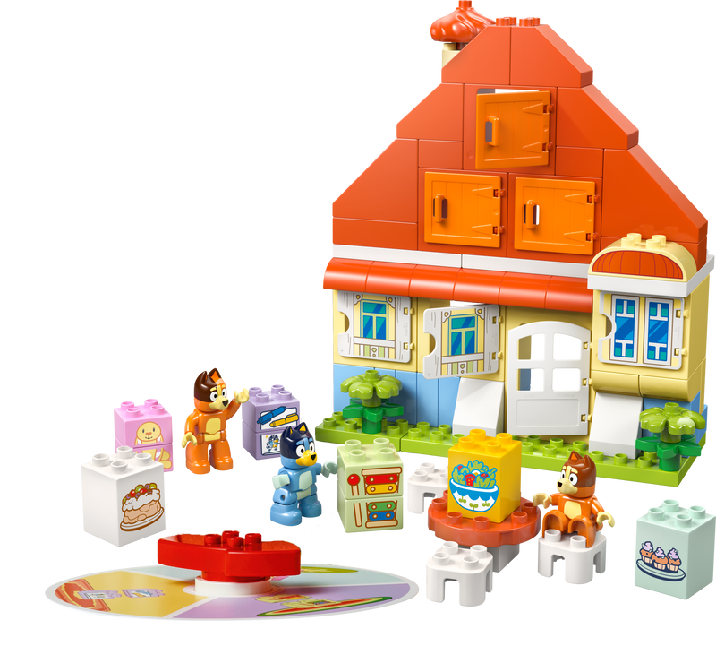 Bluey's Family House with Memory Game