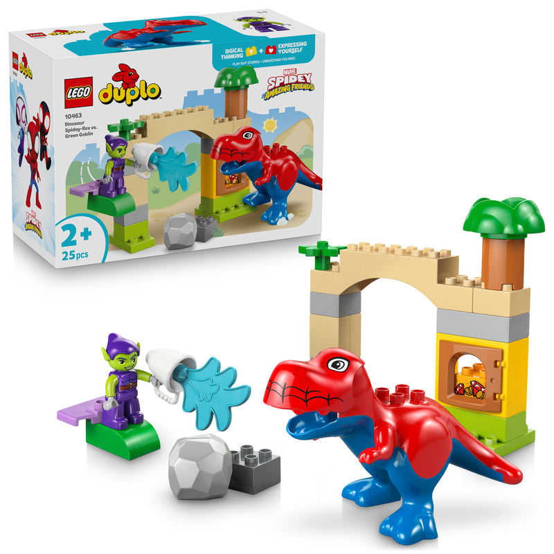 Dinosaur Spidey-Rex vs. Green Goblin