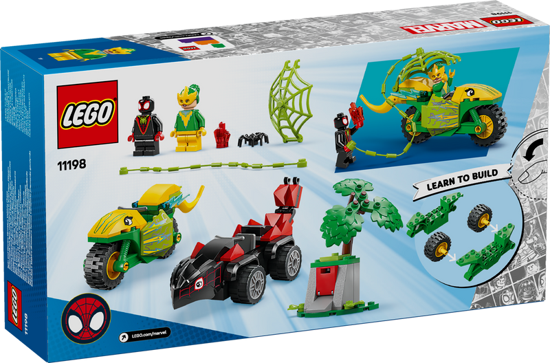 Spin and Electro Dinosaur Vehicle Chase
