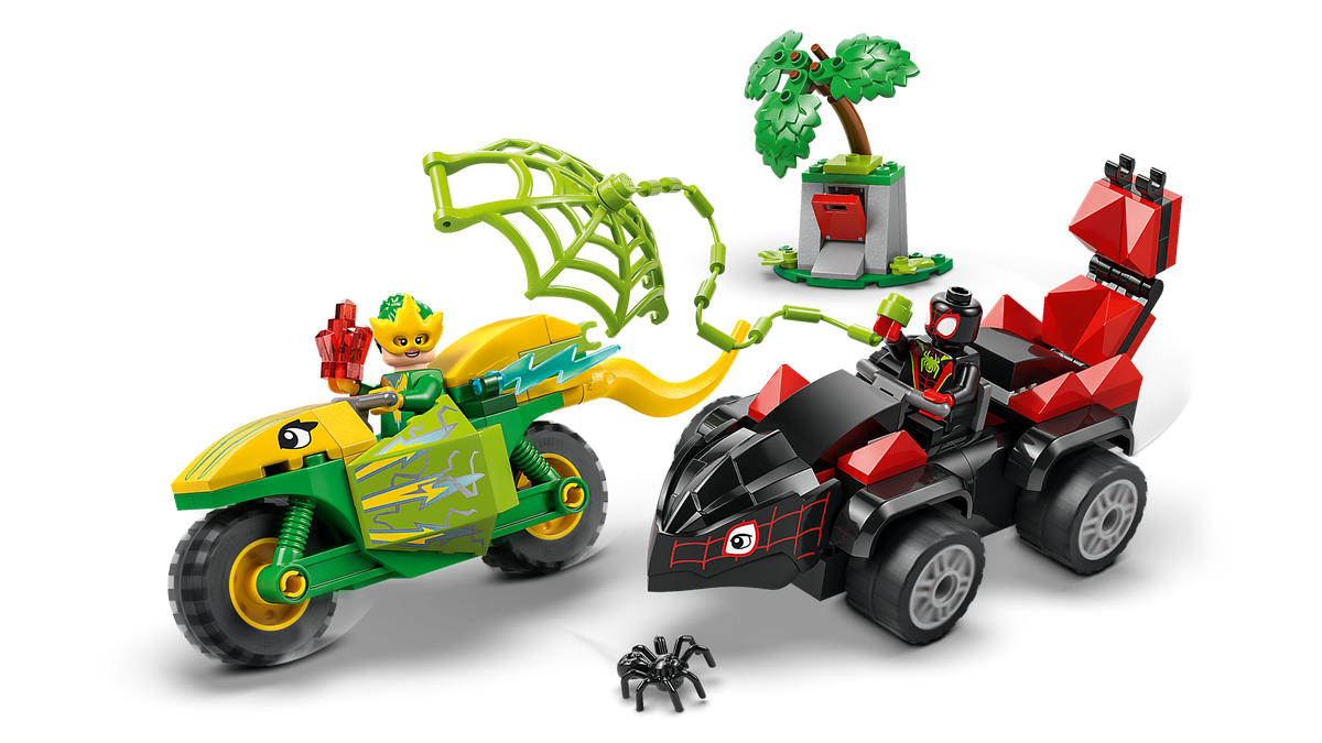 Spin and Electro Dinosaur Vehicle Chase