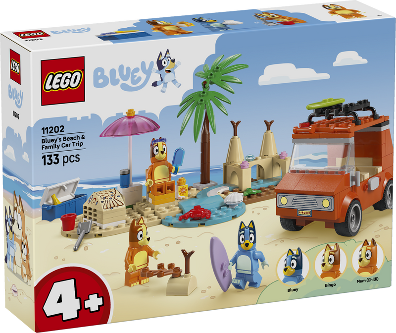 Bluey's Beach & Family Car Trip