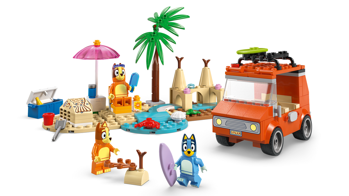 Bluey's Beach & Family Car Trip