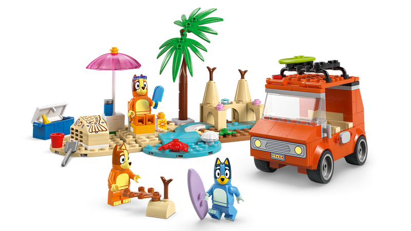 Bluey's Beach & Family Car Trip