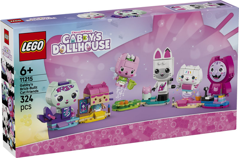Gabby's Brick-Built Cat Friends