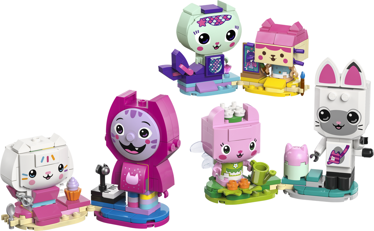 Gabby's Brick-Built Cat Friends