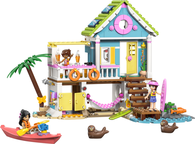 Beach House with Seals