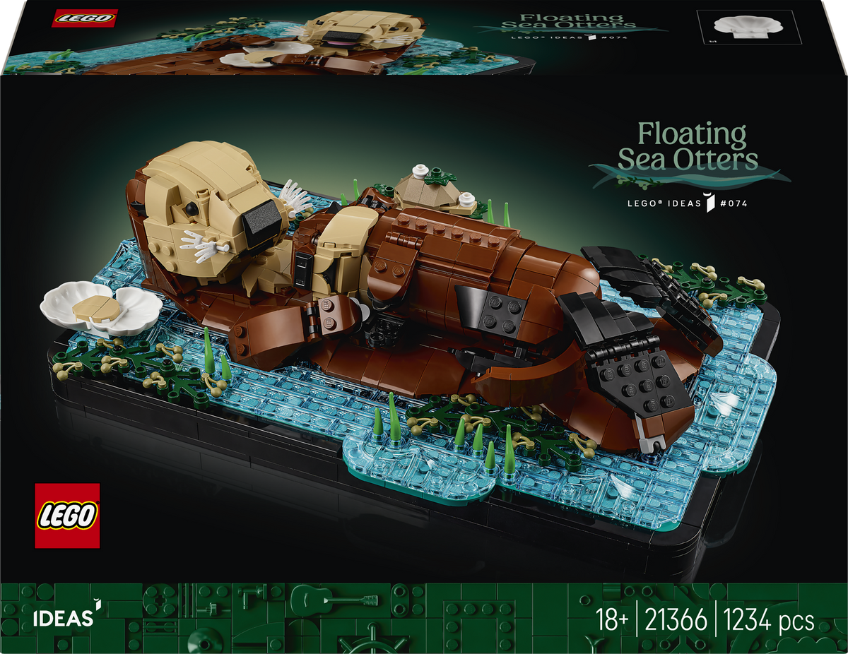 Floating Sea Otters