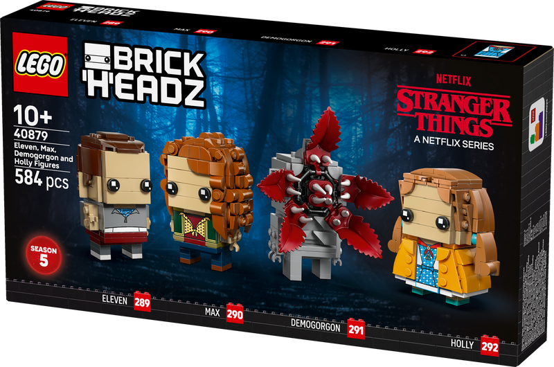 Eleven, Max, Demogorgon and Holly Figures