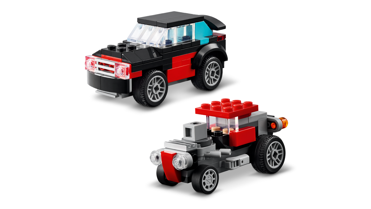 Flatbed Truck with Helicopter
