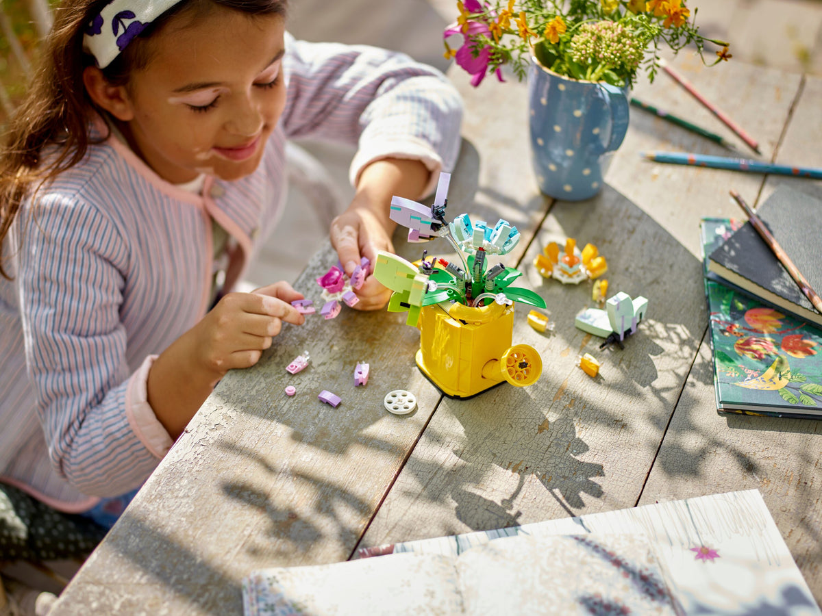Flowers in Watering Can