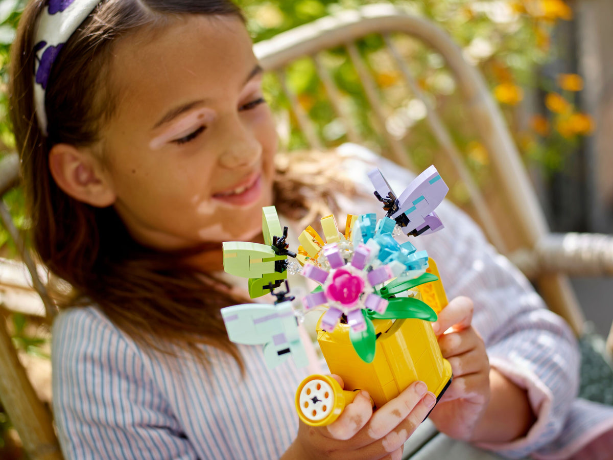 Flowers in Watering Can
