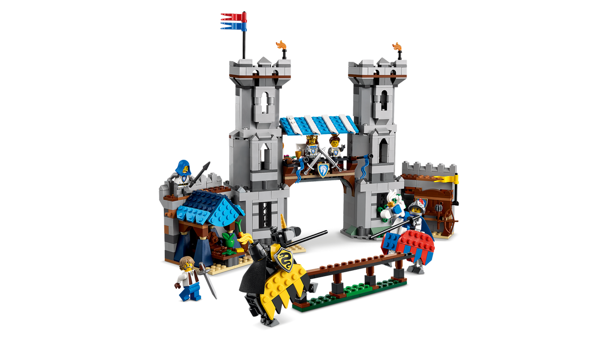 Medieval Horse Knight Castle