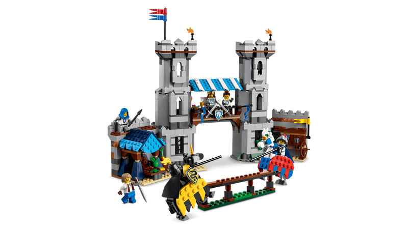Medieval Horse Knight Castle