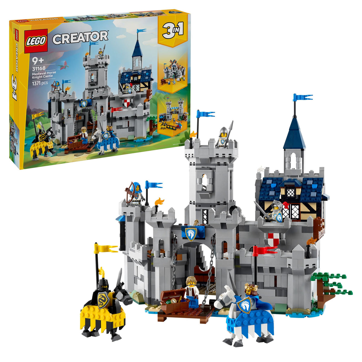 Medieval Horse Knight Castle