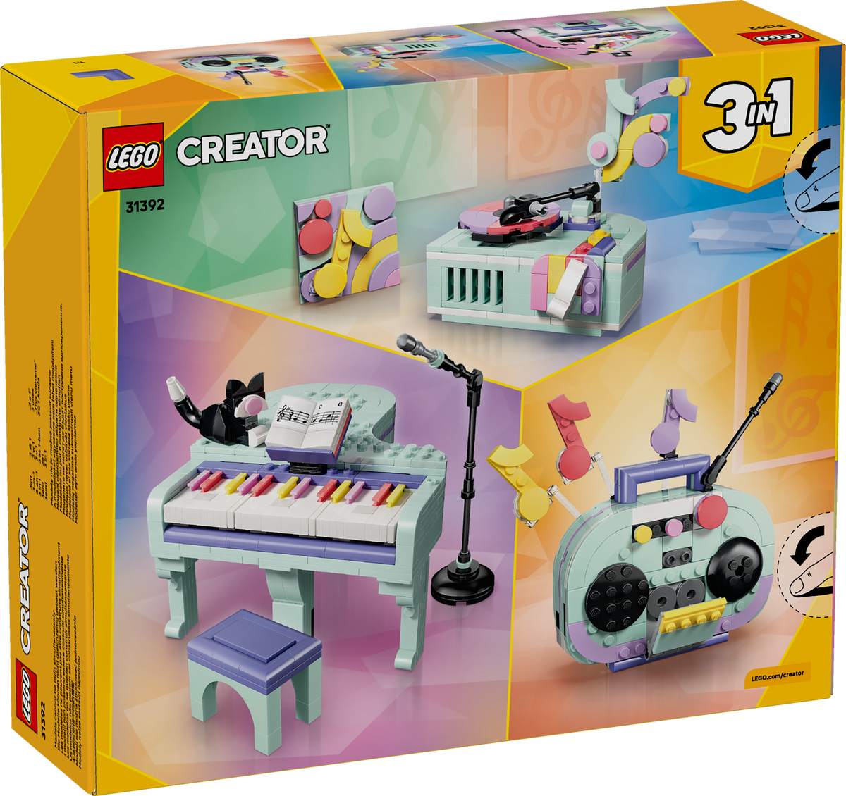 Music Decor Piano with Cat
