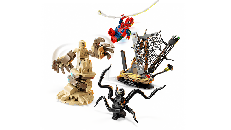 Epic Battle: Spider-Man vs. Sandman