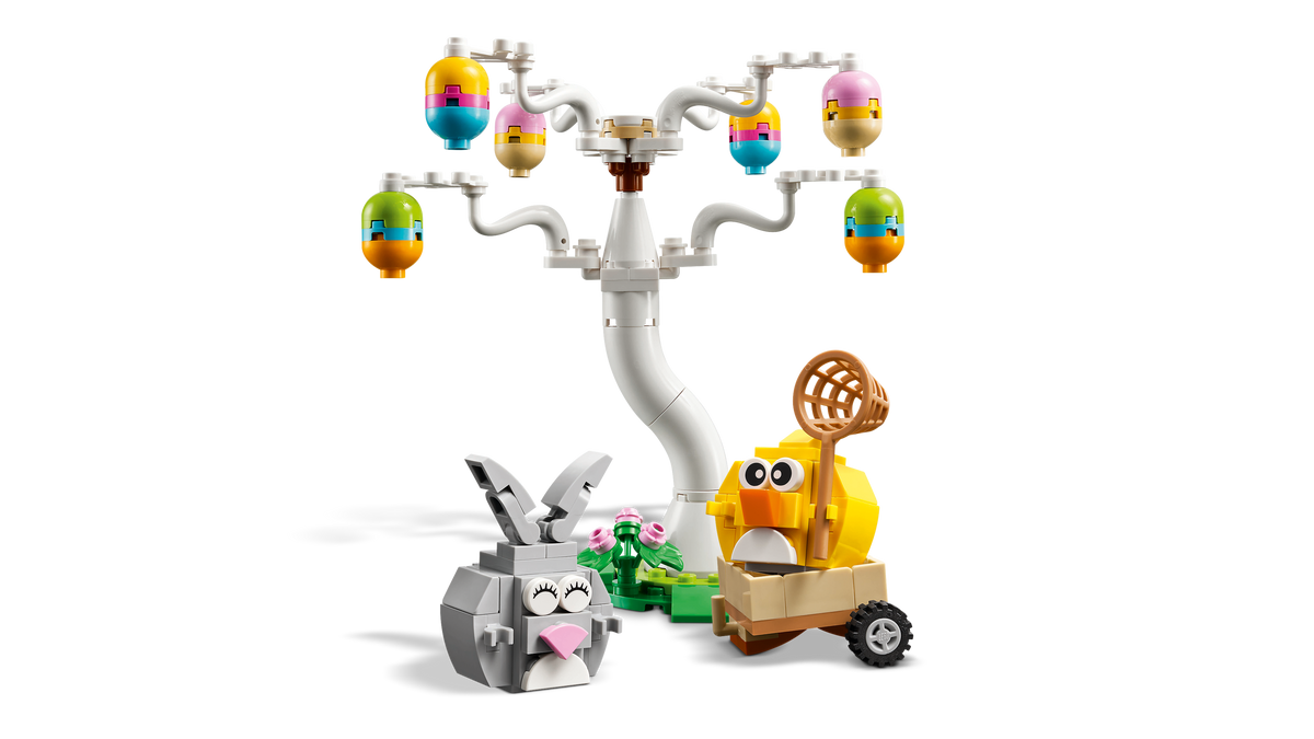 Easter Bunny and Chick Egg Hunt