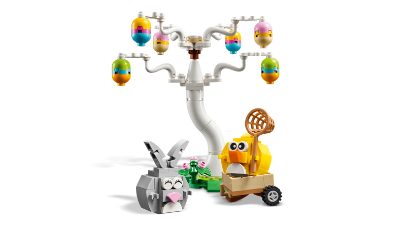 Easter Bunny and Chick Egg Hunt
