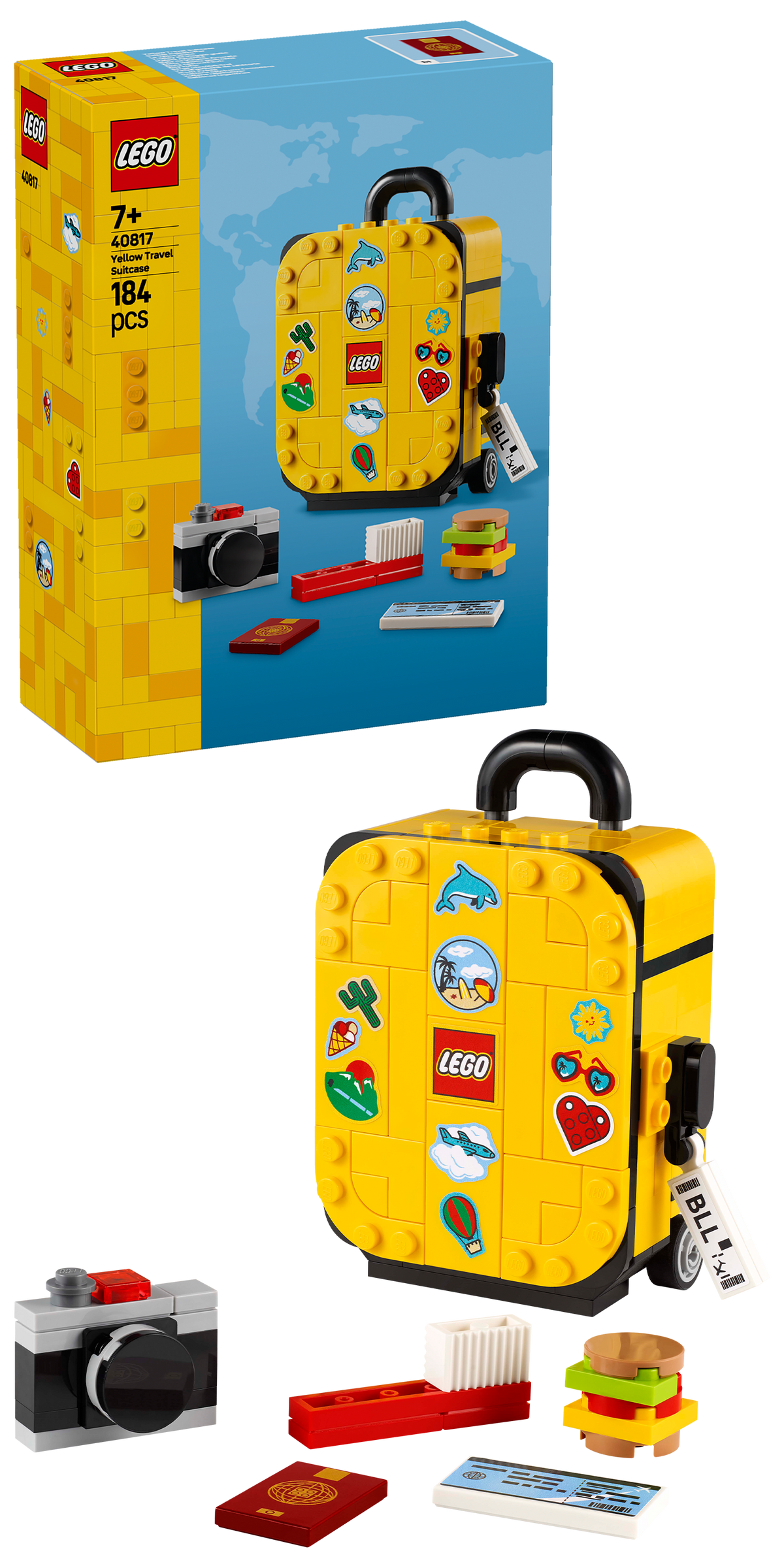Yellow Travel Suitcase