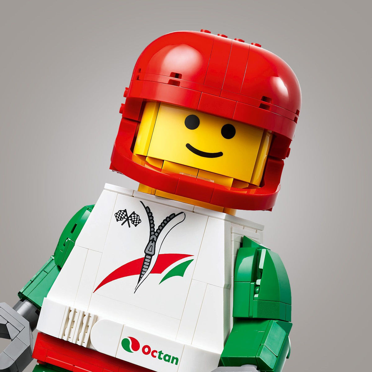 Up-Scaled Racing Driver Minifigure