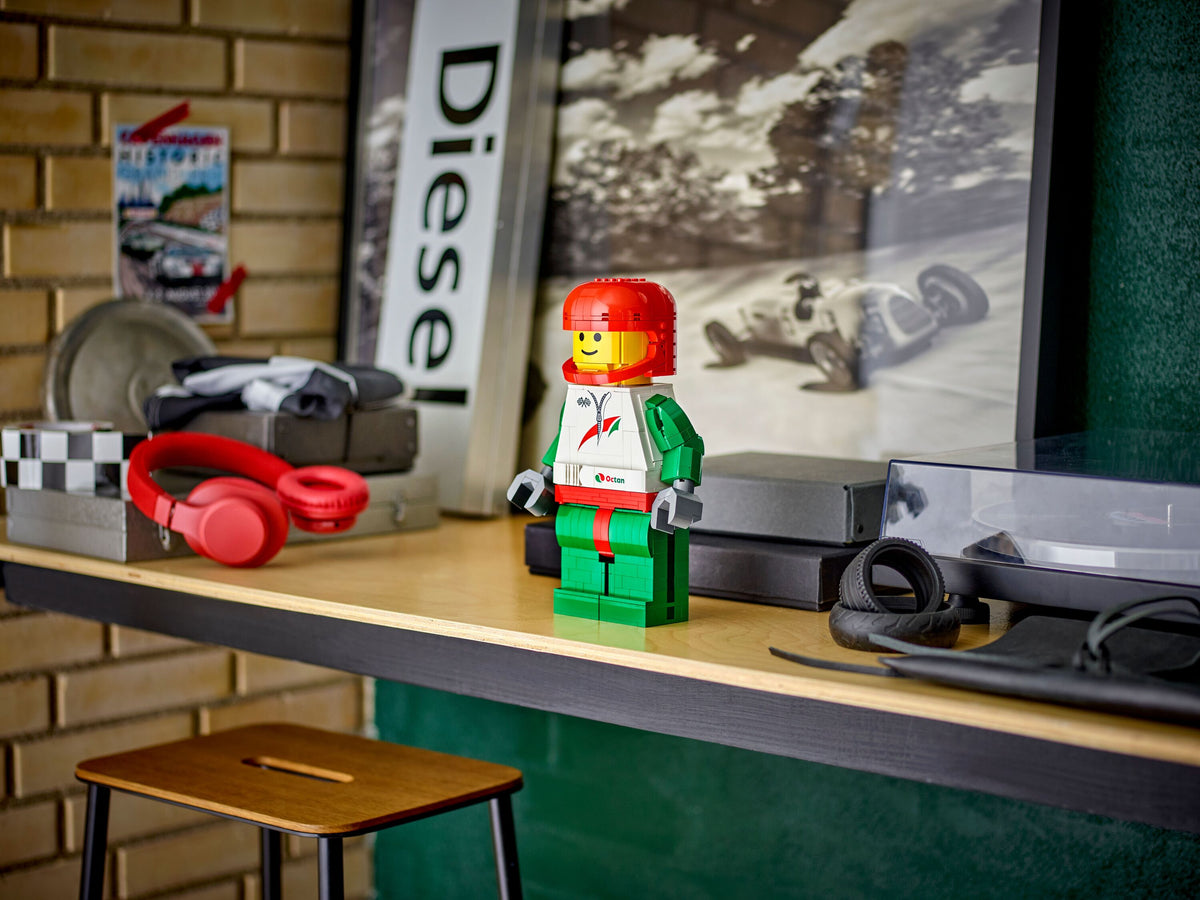 Up-Scaled Racing Driver Minifigure