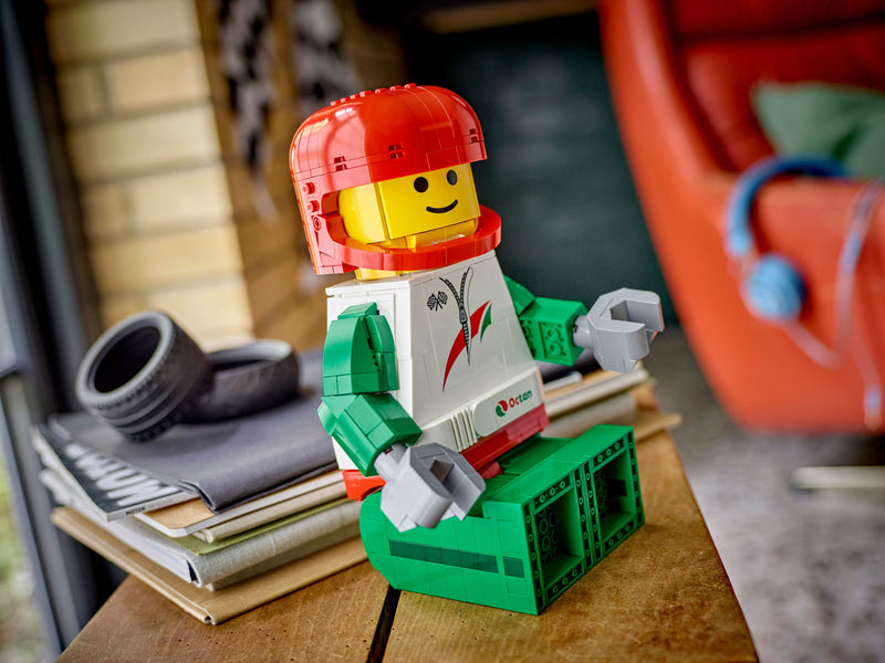 Up-Scaled Racing Driver Minifigure