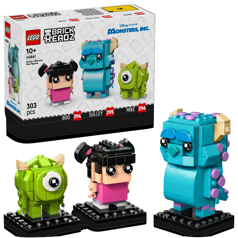 Sulley, Mike and Boo Figures