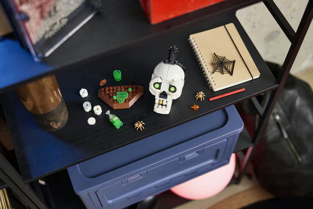 Halloween Skull Candle