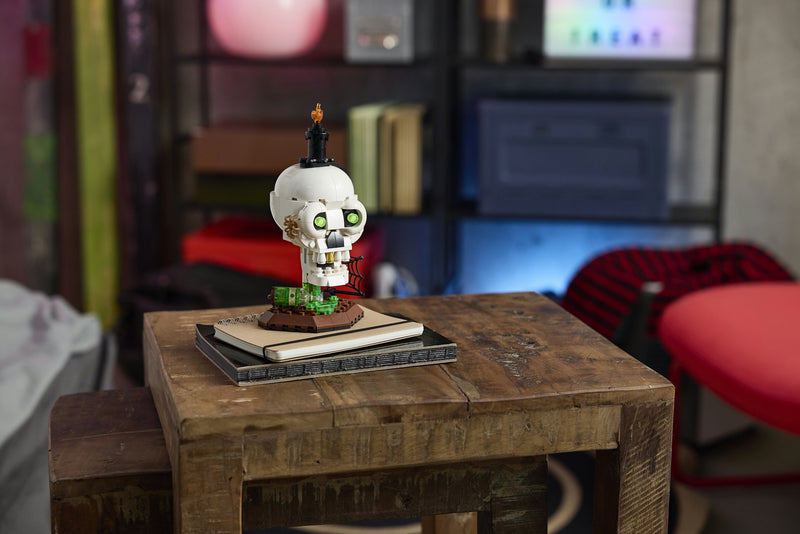 Halloween Skull Candle