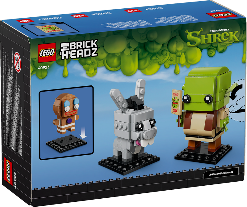 Shrek, Donkey & Gingy Figures