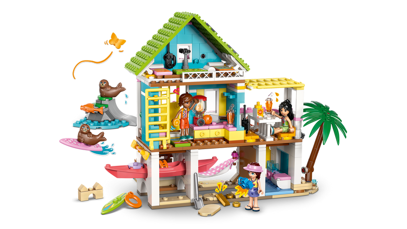 Beach House with Seals