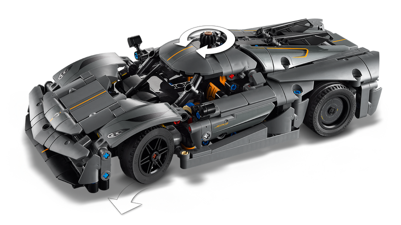 Koenigsegg Jesko Absolut Gray Hypercar