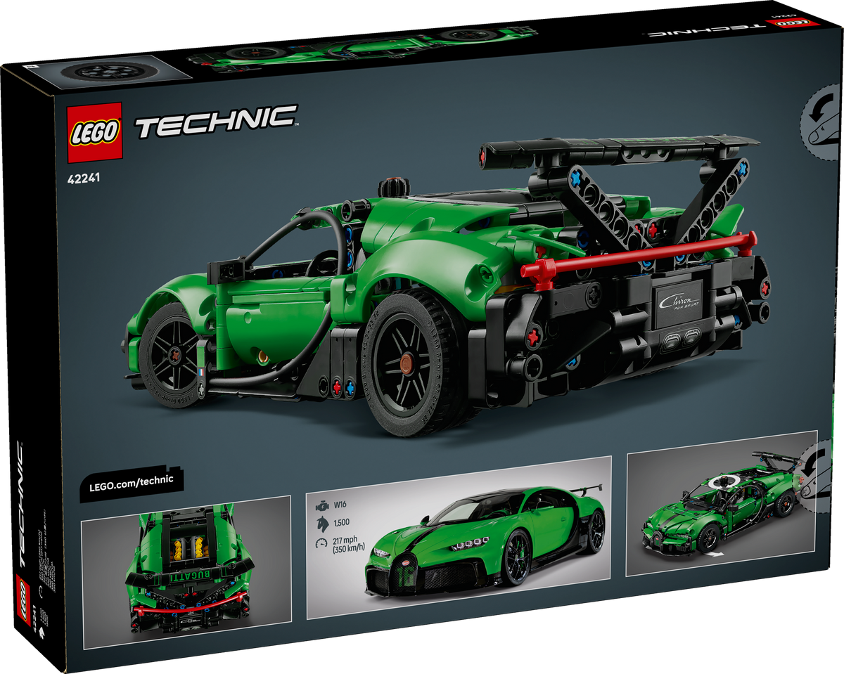 Green Bugatti Chiron Pur Sport Hypercar