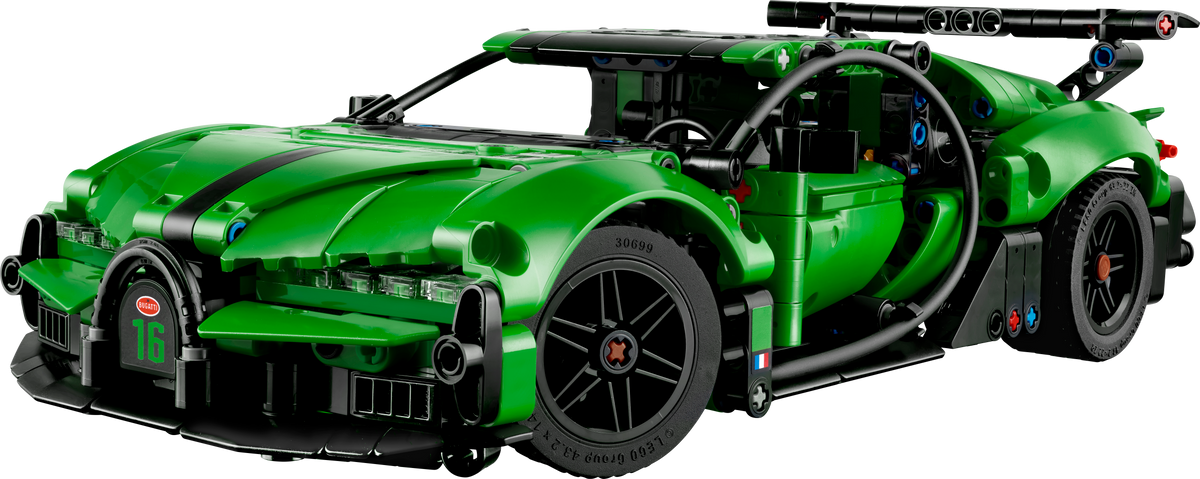 Green Bugatti Chiron Pur Sport Hypercar