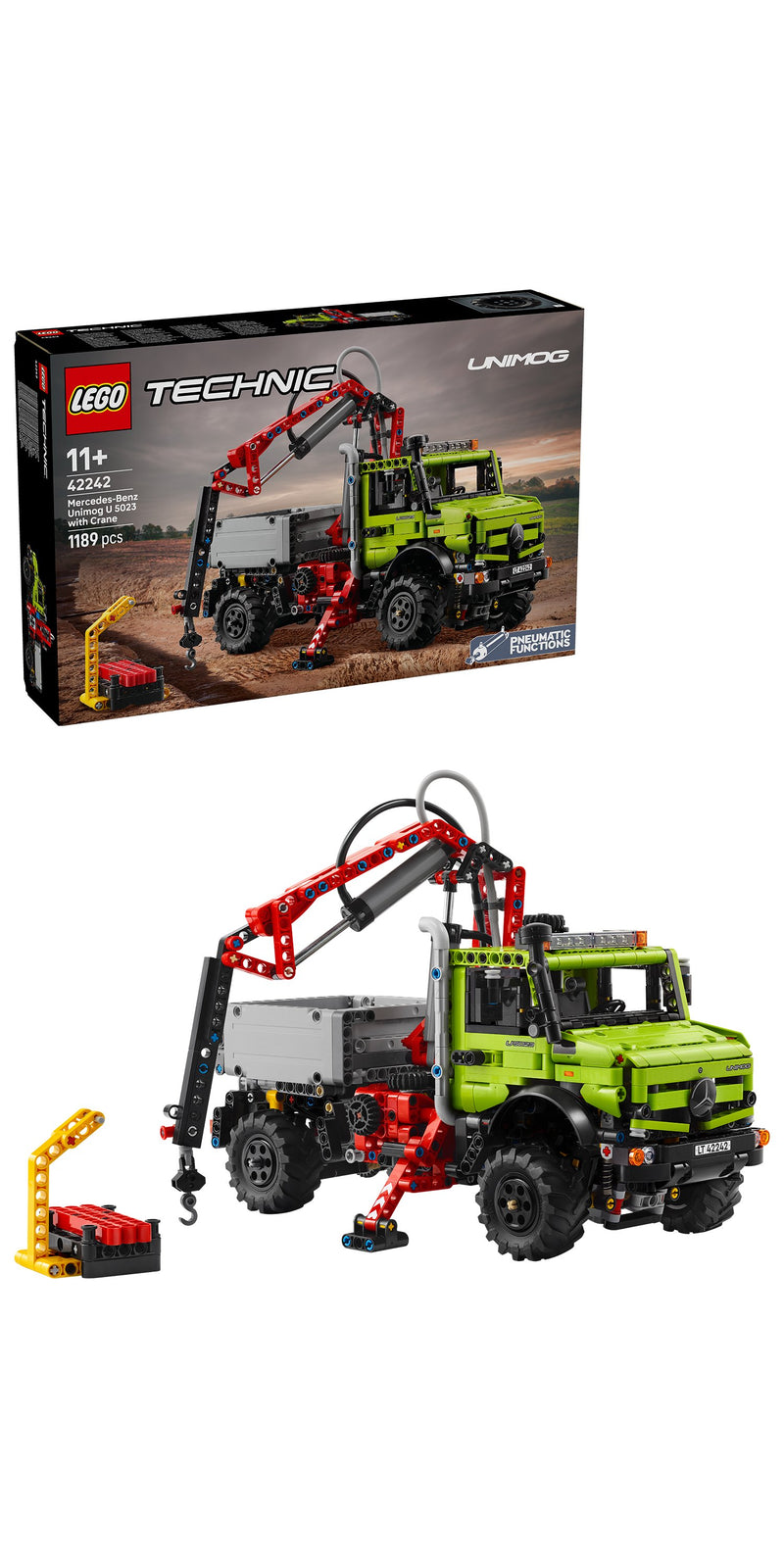 Mercedes-Benz Unimog U 5023 with Crane
