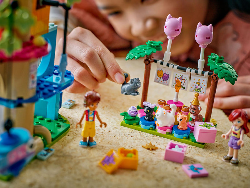 Cat Birthday Party & Tree House