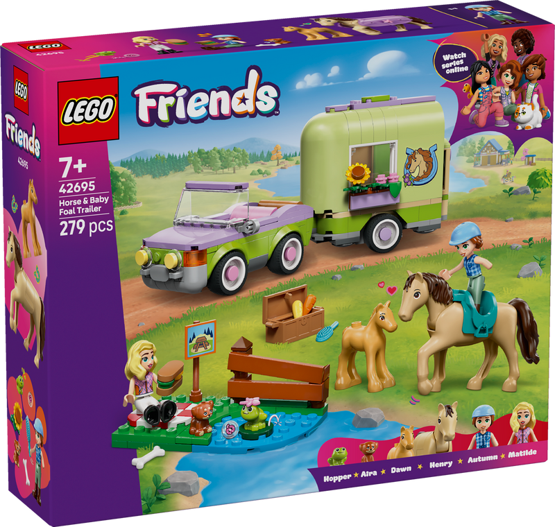 Horse & Baby Foal Trailer