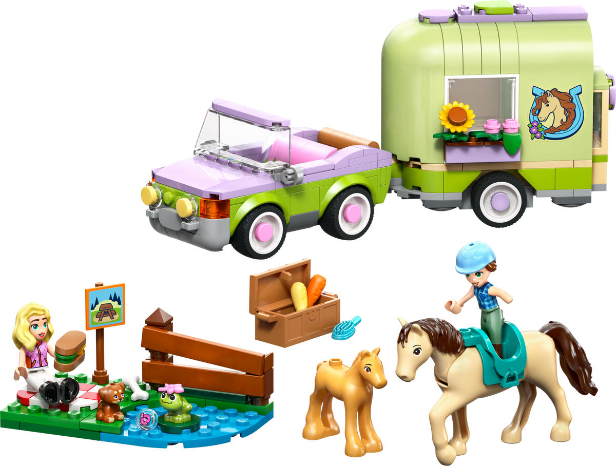 Horse & Baby Foal Trailer