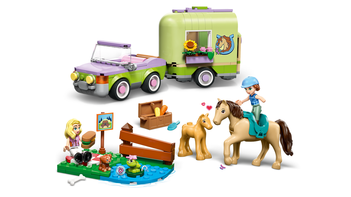 Horse & Baby Foal Trailer