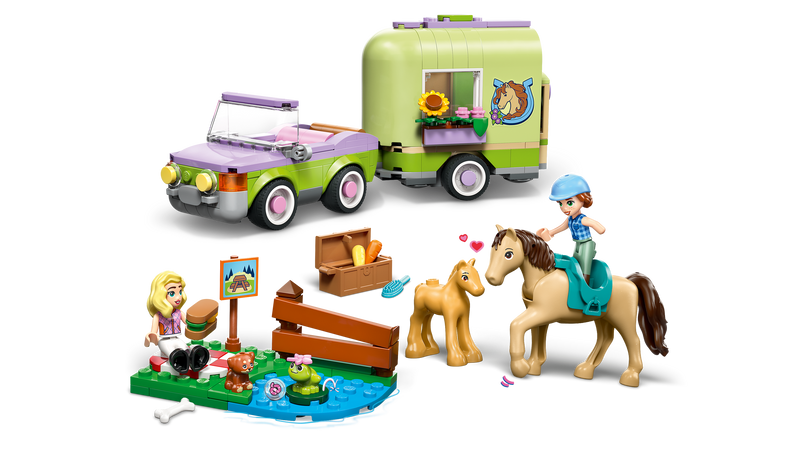 Horse & Baby Foal Trailer