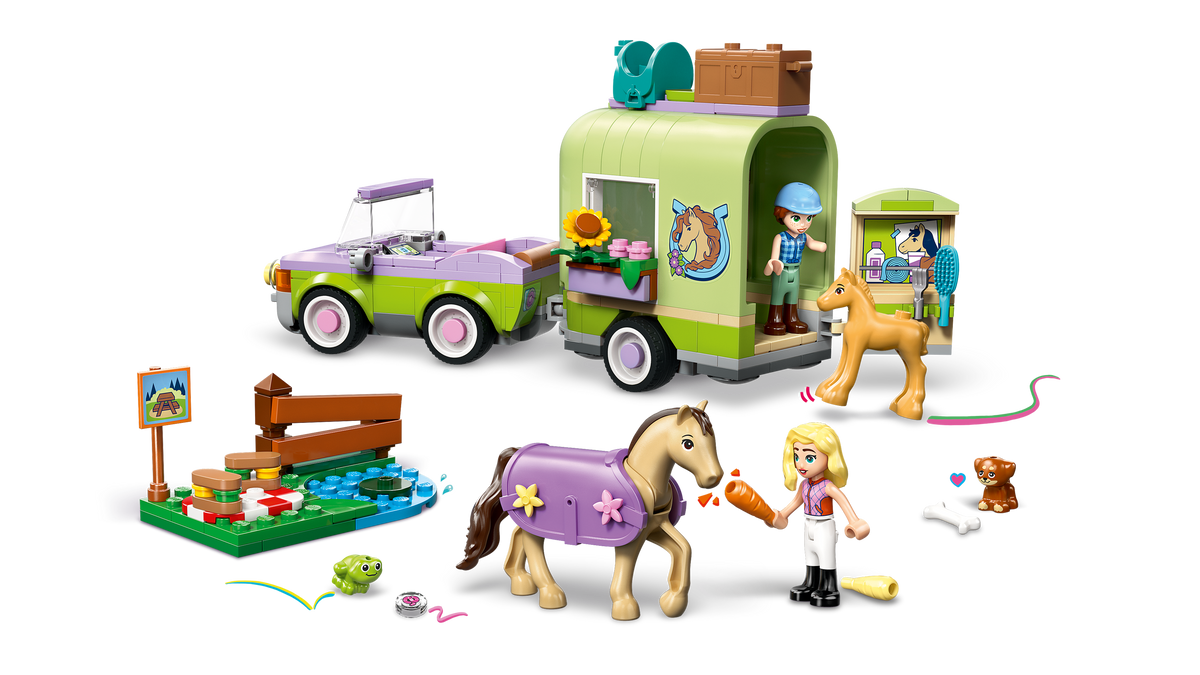 Horse & Baby Foal Trailer