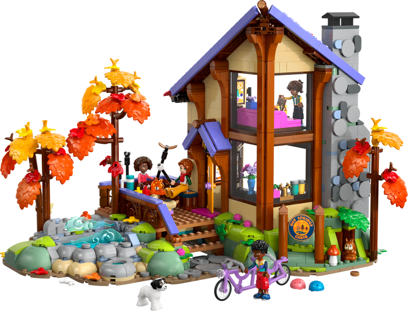 Cozy Fall Forest Cabin