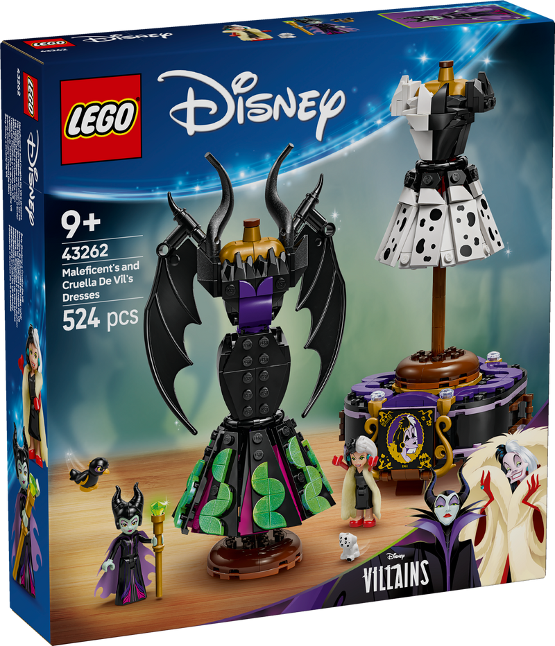 Maleficent's and Cruella De Vil's Dresses