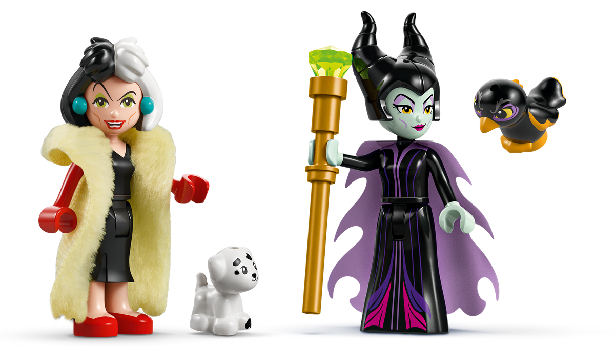 Maleficent's and Cruella De Vil's Dresses