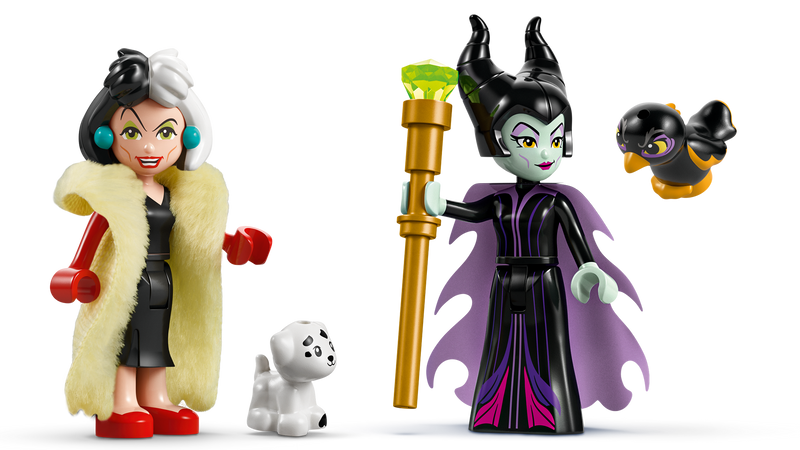 Maleficent's and Cruella De Vil's Dresses